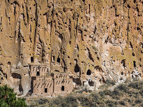 Reconstructed Cliff Dwellings