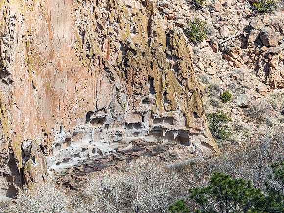Detail of Cliff/Cave Dwellings
