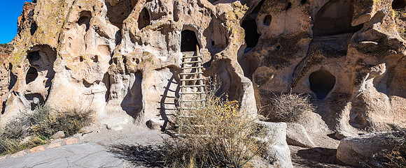 Ladder Access To Cave Dwelling