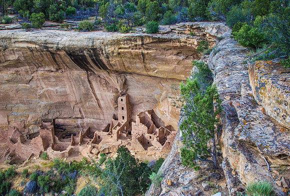 Square Tower House Cliff Dwelling