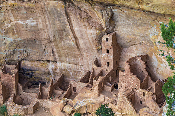 Square Tower House Cliff Dwelling