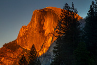 Half Dome Sunset
